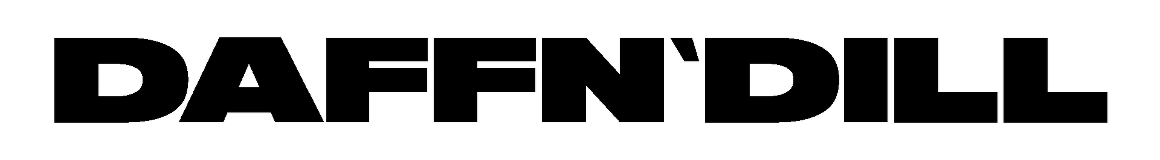 daffndill — estudio creativo en la Costa del Sol — logotipo negro